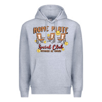 Heather Grey glitter softball Premium Hoodie - MaliasSmallBusiness