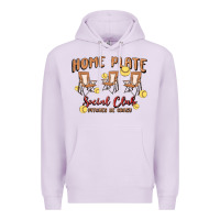 Lilac glitter softball Premium Hoodie - MaliasSmallBusiness