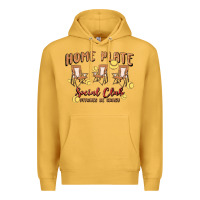 Mustard glitter softball Premium Hoodie - MaliasSmallBusiness