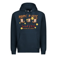 Navy glitter softball Premium Hoodie - MaliasSmallBusiness