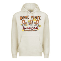 Oatmeal Heather glitter softball Premium Hoodie - MaliasSmallBusiness