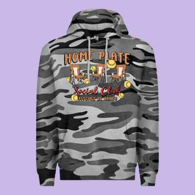 Glitter Softball Premium Hoodie Designed By Maliassmallbusiness