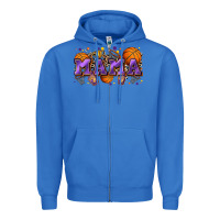 True Royal mama basketball Zipper Hoodie - Zillion Design Studio