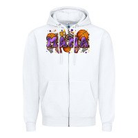White mama basketball Zipper Hoodie - Zillion Design Studio