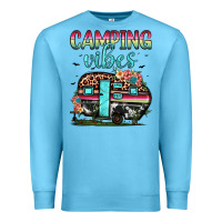 Ocean Blue camping vibes Premium Sweatshirt - JahusDesignShop