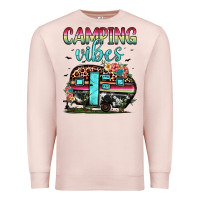 Pale Pink camping vibes Premium Sweatshirt - JahusDesignShop