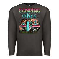 Smoke camping vibes Premium Sweatshirt - JahusDesignShop