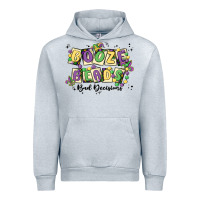 Heather Grey booze beads Urban Hoodie - MaliasSmallBusiness