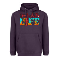 Plum firefighter life Heavyweight Hoodie - HRA Design Shop