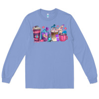 Colony Blue nail hustler coffee cups Long Sleeve Tee - texasbilliewilder