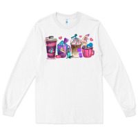 White nail hustler coffee cups Long Sleeve Tee - texasbilliewilder