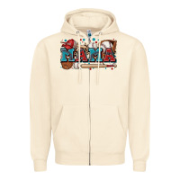 Sandshell mama baseball Zipper Hoodie - Zillion Design Studio