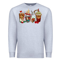 Heather Grey religious coffee cups Premium Sweatshirt - AdoDesignShop