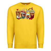Lemon religious coffee cups Premium Sweatshirt - AdoDesignShop