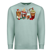 Seafoam religious coffee cups Premium Sweatshirt - AdoDesignShop
