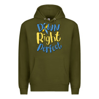Army Green down right perfect Premium Hoodie - MaliasSmallBusiness