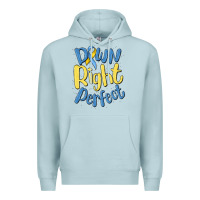 Blue Mist down right perfect Premium Hoodie - MaliasSmallBusiness