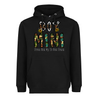 Black boy mini from son up to son down Heavyweight Hoodie - CowhideDigitalArt