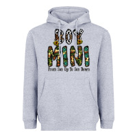 Heather Grey boy mini from son up to son down Heavyweight Hoodie - CowhideDigitalArt