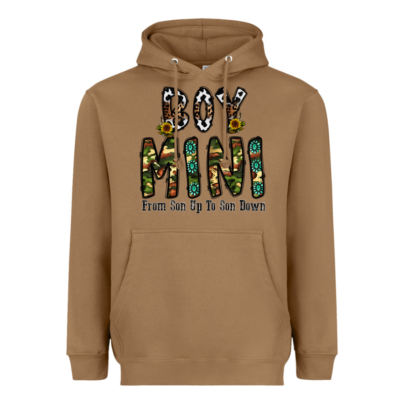 Boy Mini From Son Up To Son Down Heavyweight Hoodie by CowhideDigitalArt | Teevron