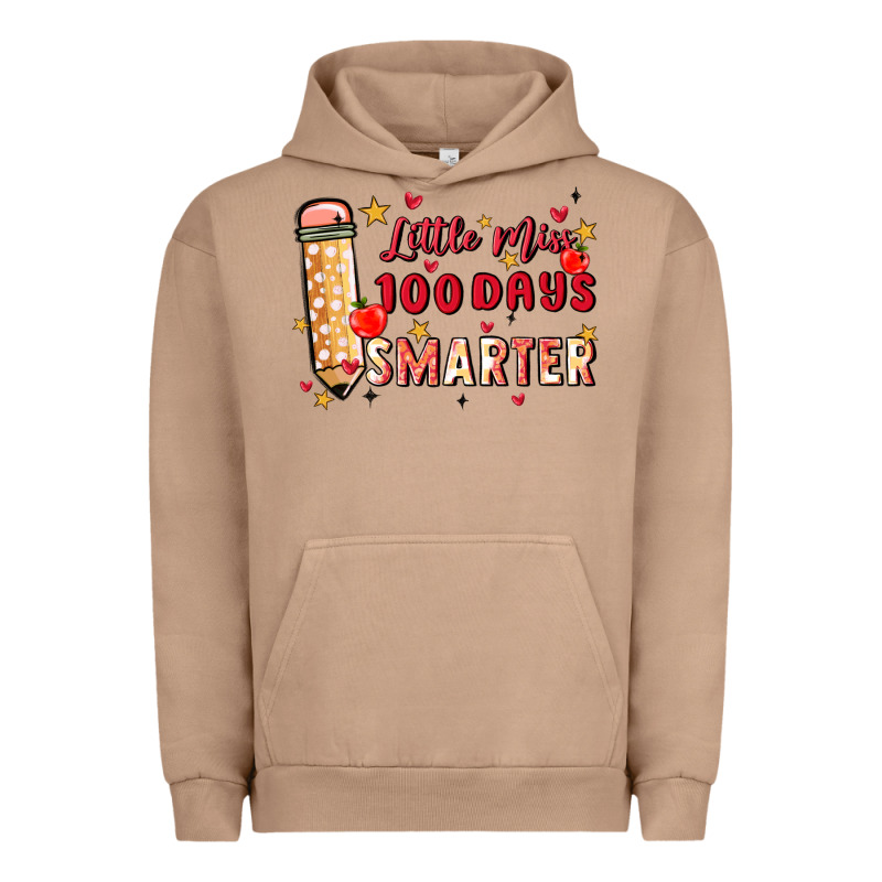 Little Miss 100 Days Smarter Urban Hoodie by MaliasSmallBusiness | Teevron