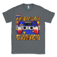 Charcoal Heather all american gamer Classic Tee - texasbilliewilder
