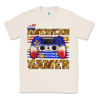 Natural all american gamer Classic Tee - texasbilliewilder