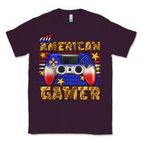Plum all american gamer Classic Tee - texasbilliewilder