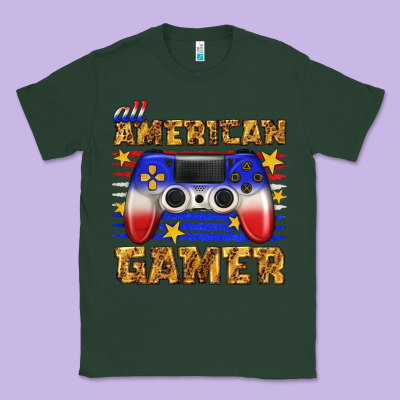 Classic Tee all american gamer