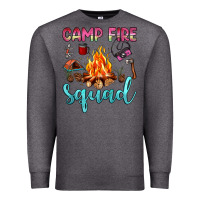 Charcoal Heather camp fire squad Premium Sweatshirt - JahusDesignShop