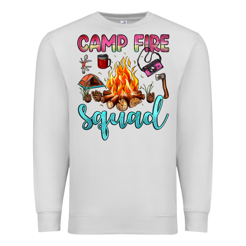 Camp Fire Squad Premium Sweatshirt by JahusDesignShop | Teevron