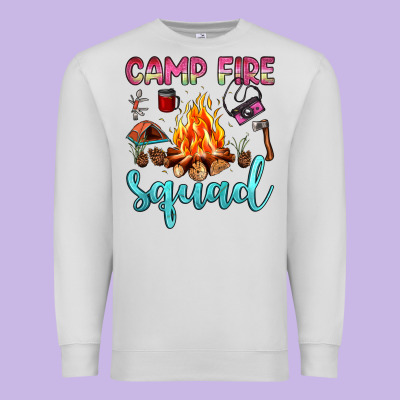 Camp Fire Squad Premium Sweatshirt Designed By Jahusdesignshop