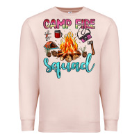 Pale Pink camp fire squad Premium Sweatshirt - JahusDesignShop