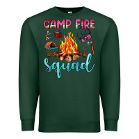 Sports Green camp fire squad Premium Sweatshirt - JahusDesignShop