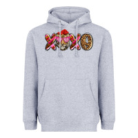 Heather Grey xoxo tiger olivia Heavyweight Hoodie - OliviaCreatesArt