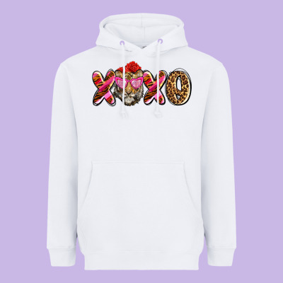 Xoxo Tiger Olivia Heavyweight Hoodie Designed By Oliviacreatesart