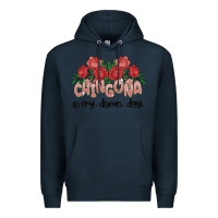 Navy chingona every damn day Premium Hoodie - MaliasSmallBusiness