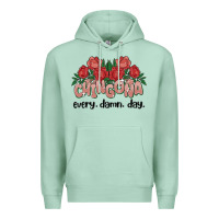 Seafoam chingona every damn day Premium Hoodie - MaliasSmallBusiness