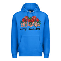True Royal chingona every damn day Premium Hoodie - MaliasSmallBusiness