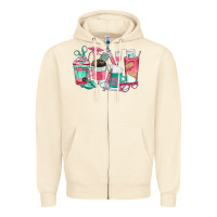 Sandshell nurse coffee cups Zipper Hoodie - texasbilliewilder