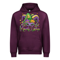 Mauve Wine mardi gras Urban Hoodie - MaliasSmallBusiness