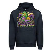 Navy mardi gras Urban Hoodie - MaliasSmallBusiness
