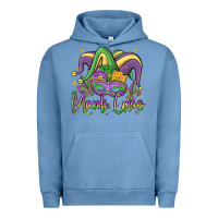 Pigment Pebble Blue mardi gras Urban Hoodie - MaliasSmallBusiness