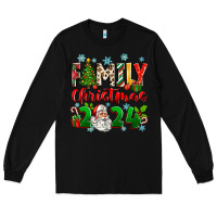Black family christmas 2024 Long Sleeve Tee - Zillion Design Studio