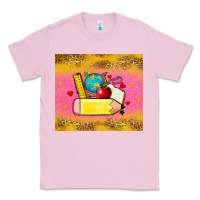 Bubblegum Pink back to school custom name Classic Tee - Zillion Design Studio