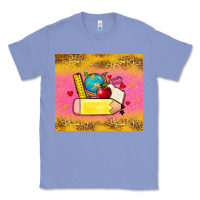 Colony Blue back to school custom name Classic Tee - Zillion Design Studio