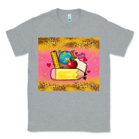 Heather Grey back to school custom name Classic Tee - Zillion Design Studio
