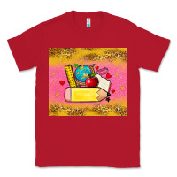 Red back to school custom name Classic Tee - Zillion Design Studio