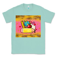 Seafoam back to school custom name Classic Tee - Zillion Design Studio