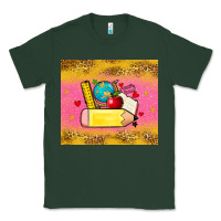 Sports Green back to school custom name Classic Tee - Zillion Design Studio